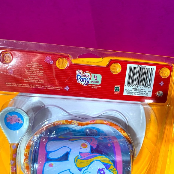 MY LITLE PONY G3 NWT VINTAGE 2003 4 PIECE DINNERWARE SET MELAMINE PLATE BOWL CUP - Picture 13 of 13